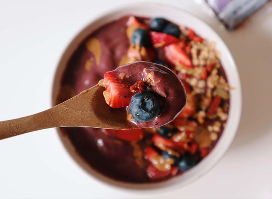 Almond Butter & Jelly Açaí Bowl