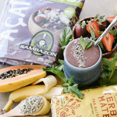 Guayaki & Sambazon Yerba Mate Açaí Smoothie